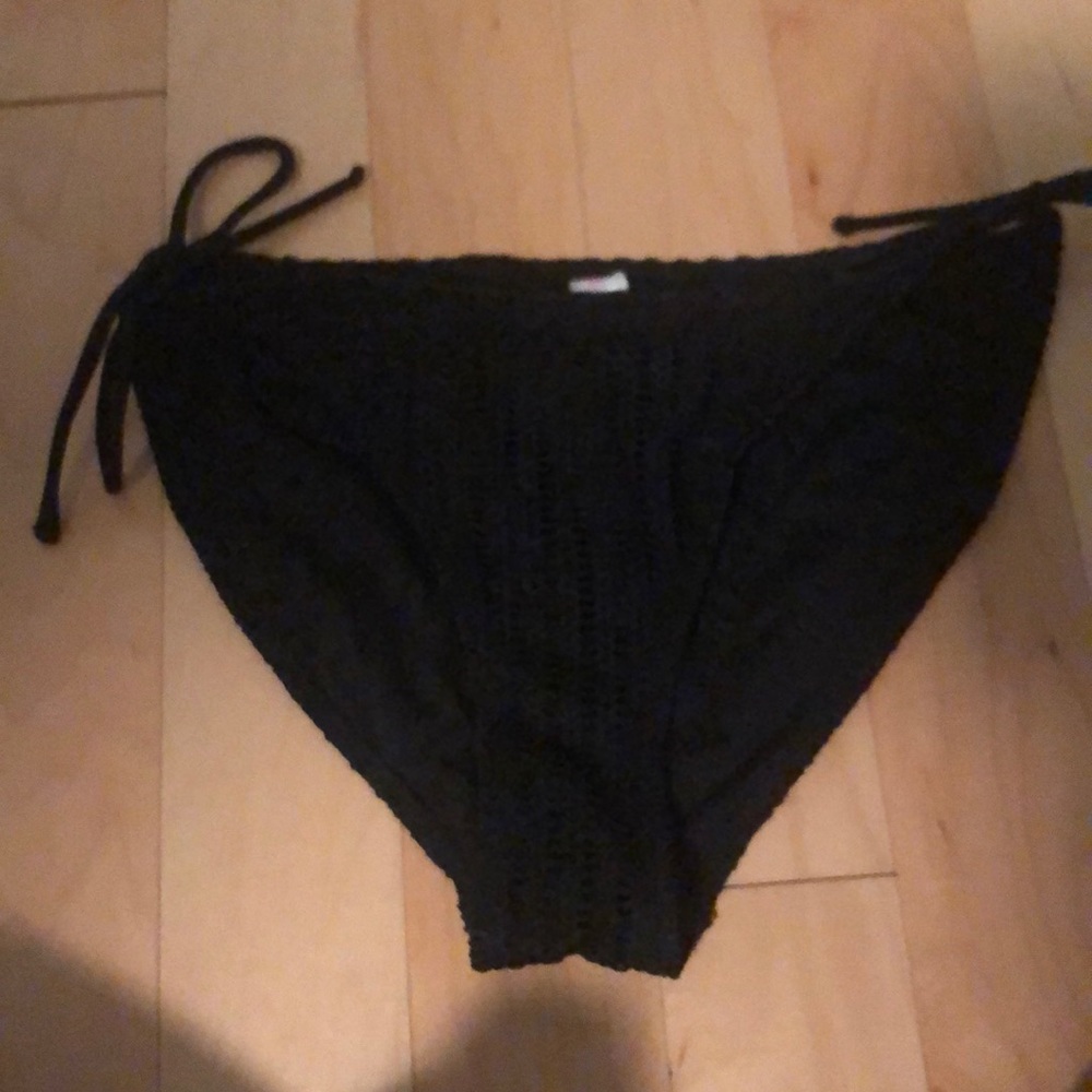 black tie bathing suit bottoms